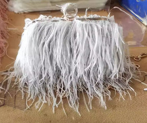 Bolsa Clutch Plumas Musk