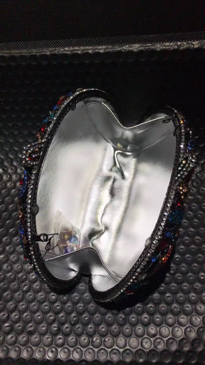 Clutch Flor Cristais Radiant