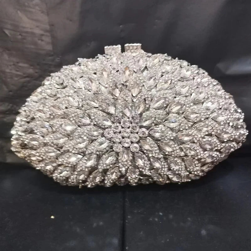 Clutch Cristal Azzurra
