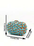 Clutch Turquoise Stone Sarasvati