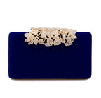 Clutch Veludo Flor Siena