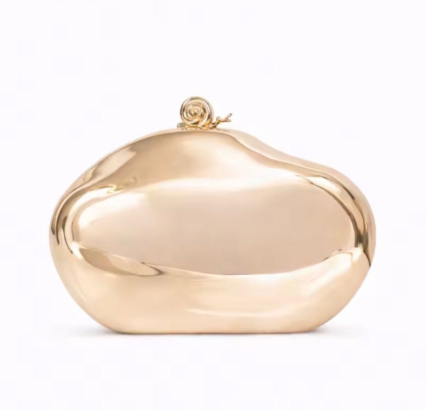 Clutch Minaudière metálic