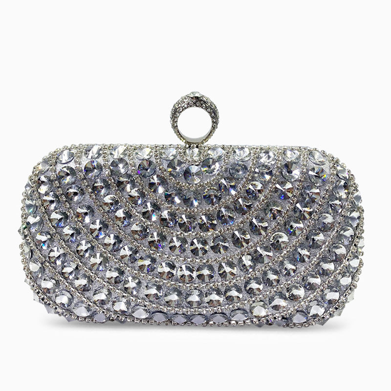 Clutch Prata Diamonds