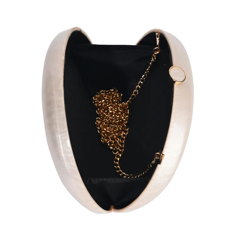 Bolsa Clutch Caracol Perla