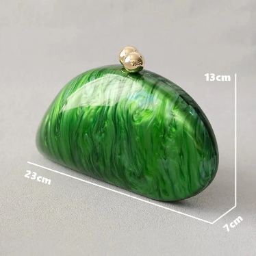 Clutch Rumena Green