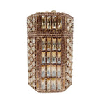 Clutch Cristal Raqué