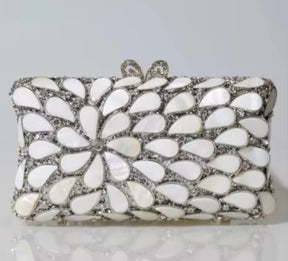 Clutch Madressa Cristais Madrepérola