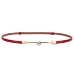 Cinto Feminino Couro Legitimo Fino Luxo Califórnia