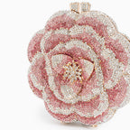 Clutch Cristal Flor Peônia