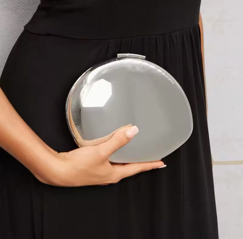 Clutch Minaudière Metálico