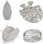 Clutch Prata Cristal Pavone Mossmon