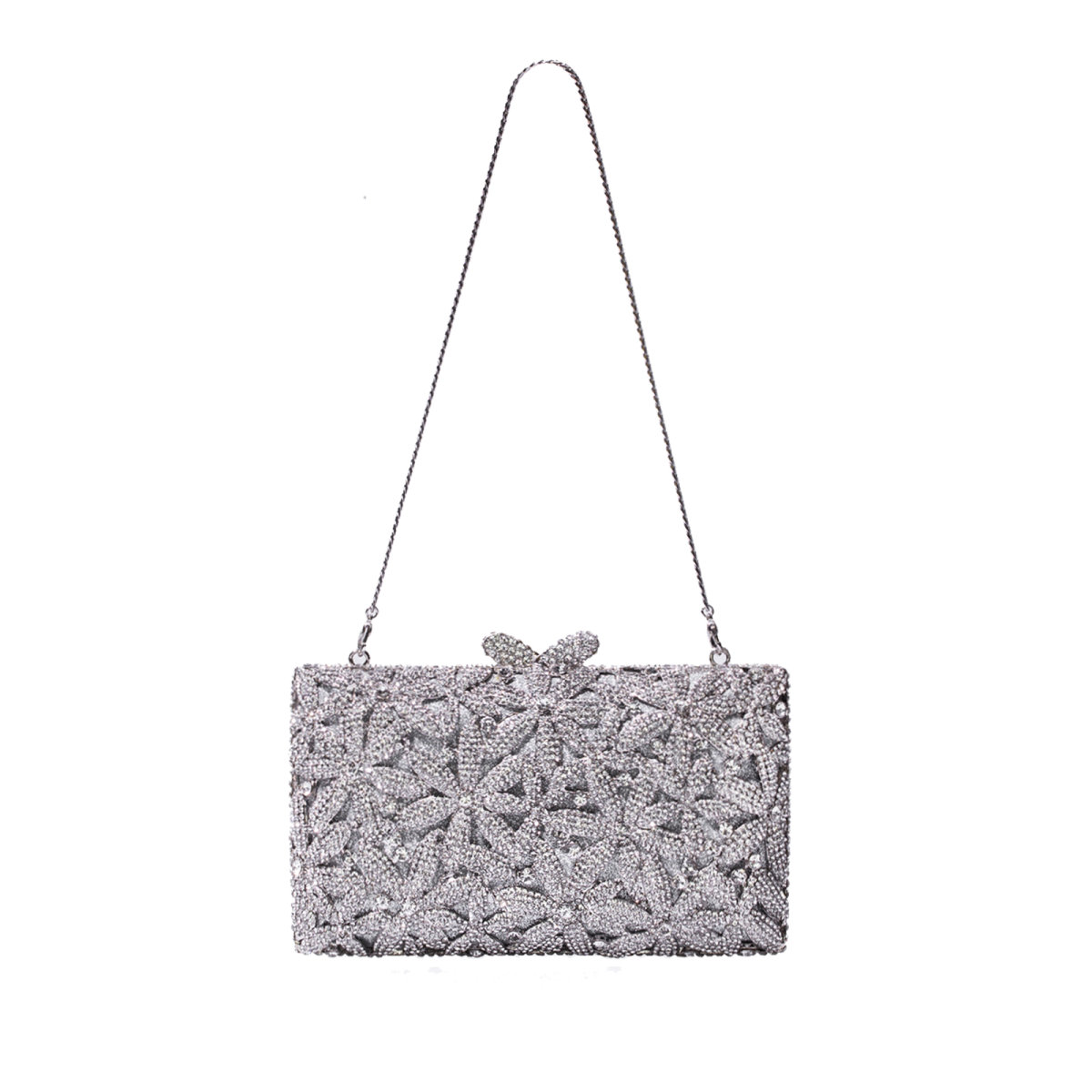 Clutch Cristal Floral Vivienne