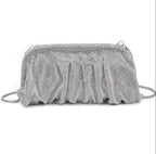 Clutch Shiny Prata Brilhante