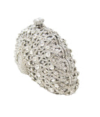 Clutch Prata Cristal Pavone Mossmon