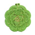 Clutch Cristal Flor Peônia