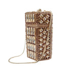 Clutch Cristal Raqué