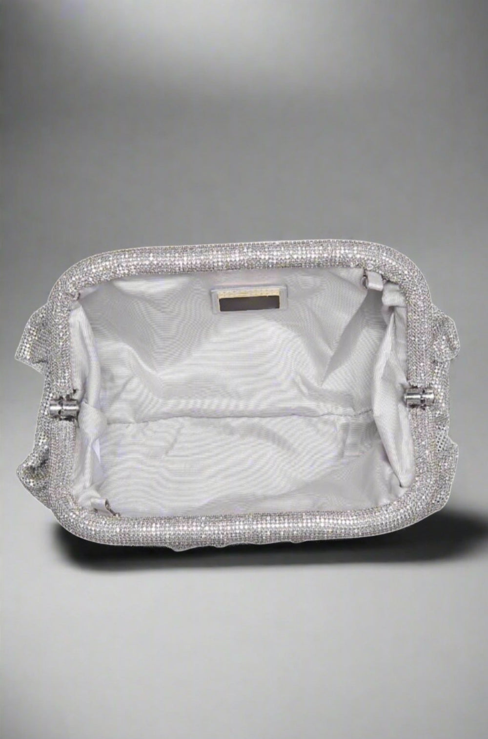 Clutch Shiny Prata Brilhante