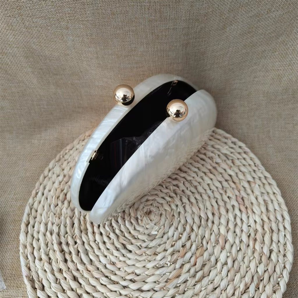 Clutch Madrepérola Rumena