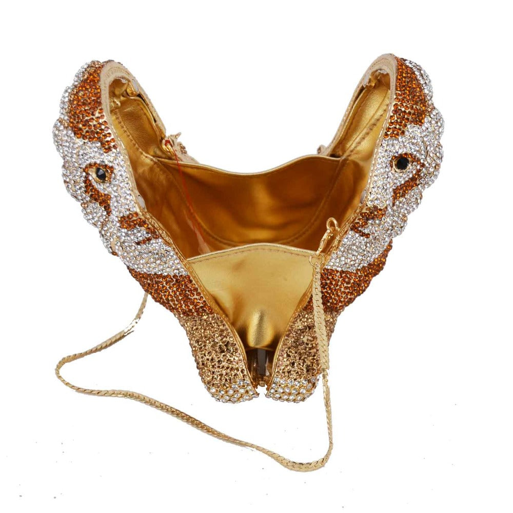 Clutch Cristal Rei Lion