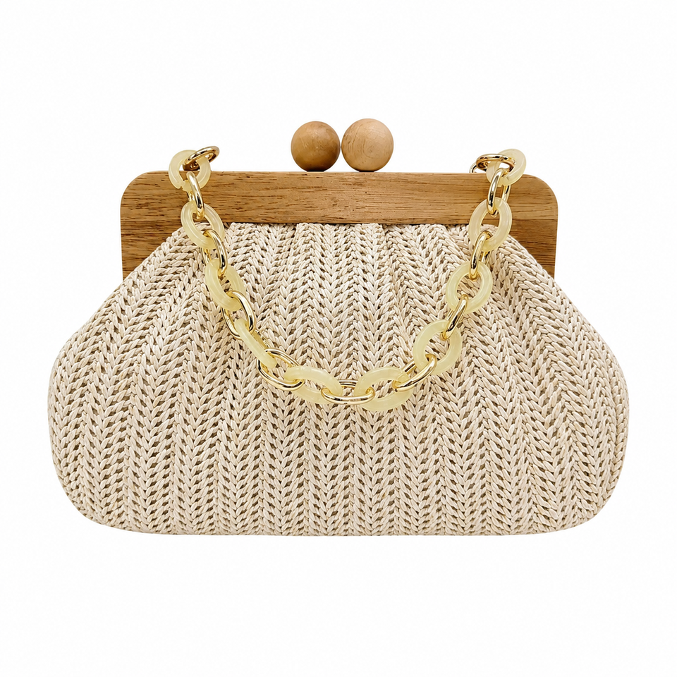 Bolsa Clutch Palha Jandaíra