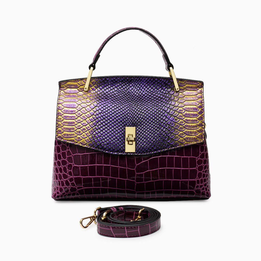 Bolsa Feminina Couro Legitimo Iridescence