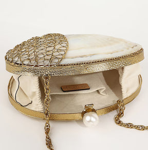 Bolsa Clutch Madrepérola Artisan Crafted