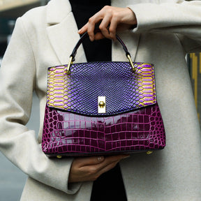 Bolsa Feminina Couro Legitimo Iridescence