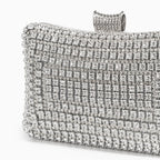 Bolsa Clutch Luxury Dress Prata/Gold