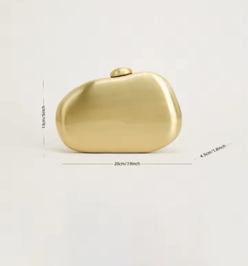 Clutch Mirror Gold