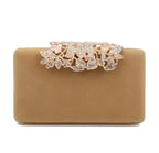 Clutch Veludo Flor Siena