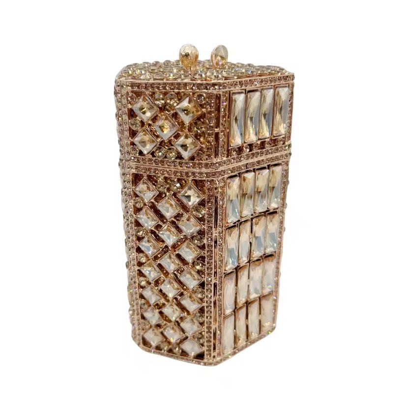 Clutch Cristal Raqué