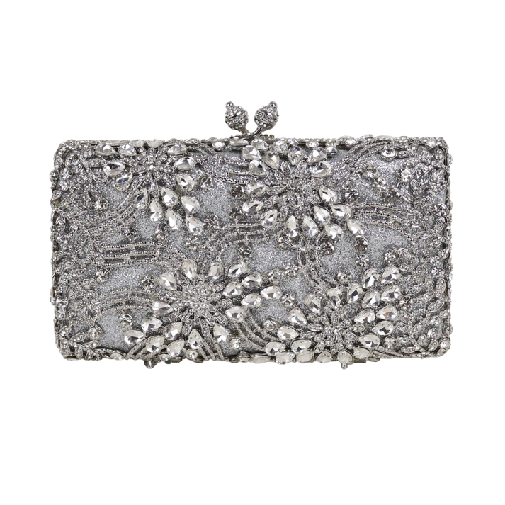 Clutch Cristal Floral Isabel