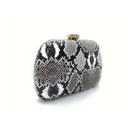 Moda Multicoloured Python Snake-Skin Mulheres Evening Clutch Bags Presente do Dia das Mães Dimond Bolsas Cadeia Ombro Bolsas