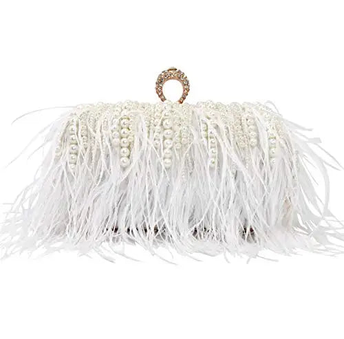 Venda quente frisado borla bolsa de embreagem diamante pérola sacos noite festa casamento bolsa embreagem corrente metal sacos ombro
