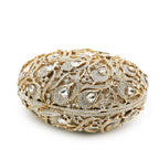 Branco claro pedra saco de noite bolsas luxo diamante garras senhora cocktail ouro metálico bolsa feminina menina banquete bolsas