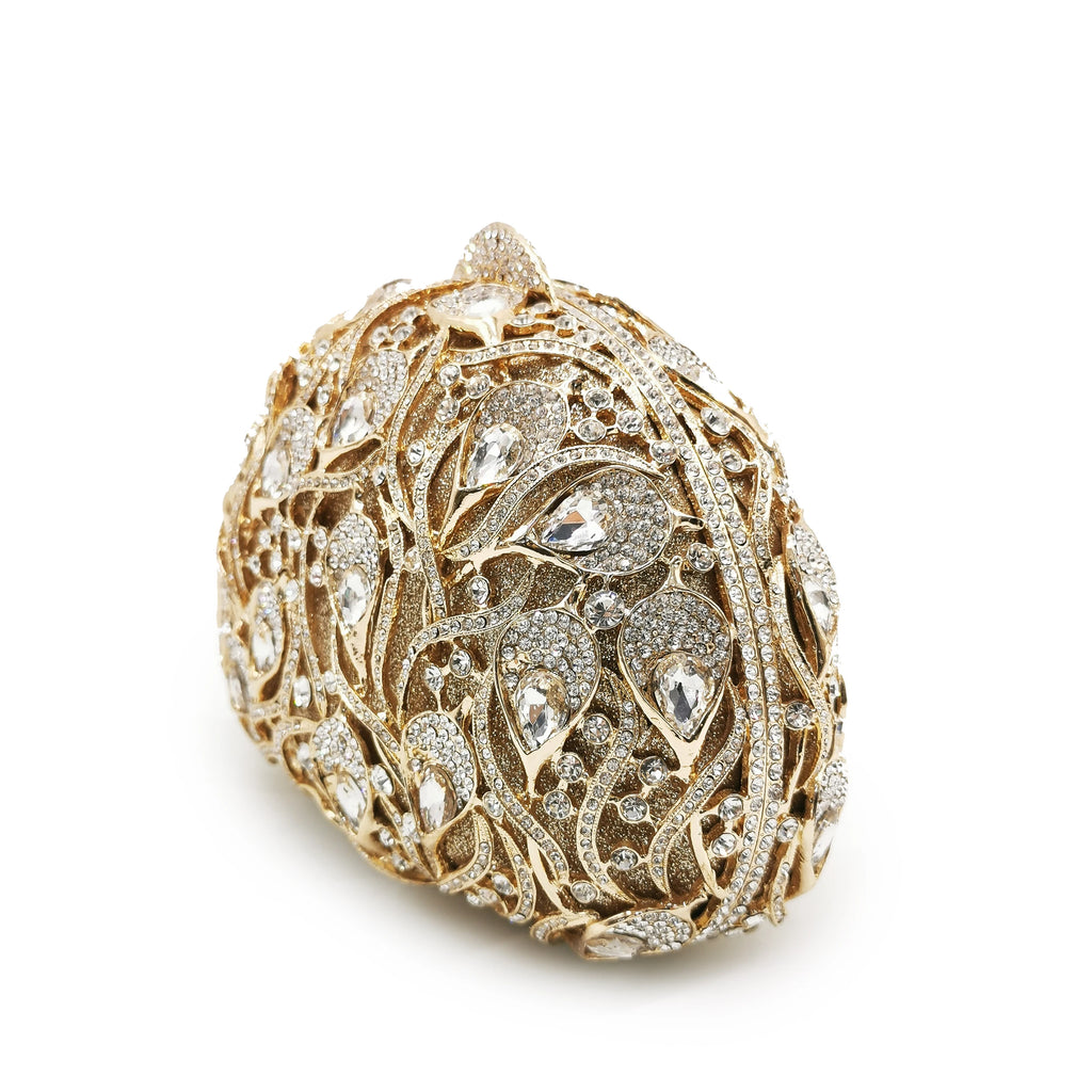 Branco claro pedra saco de noite bolsas luxo diamante garras senhora cocktail ouro metálico bolsa feminina menina banquete bolsas