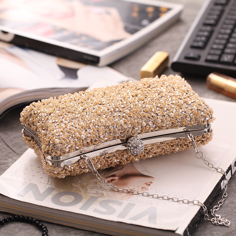 Bolsa Clutch Dream champagne