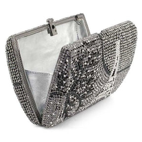 Xiyuan mulheres cristais noite sacos de embreagem festa cocktail strass minaudiere bolsas gemas dia garras casamento sacos ombro