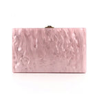 Novo design acrílico sacos de noite pure pink embreagem bolsa festa de casamento bolsas luxo corrente ombro crossbody bolsa feminina carteira
