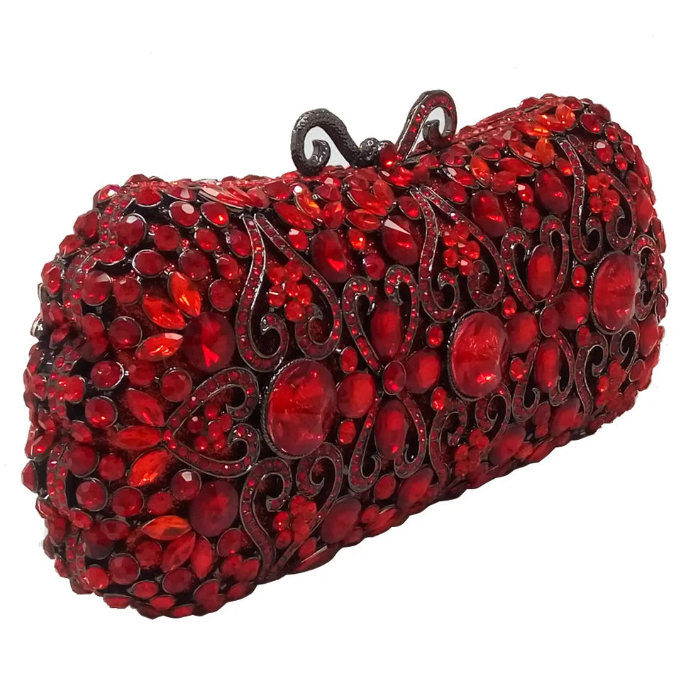 Clutch Cristal Rubéria