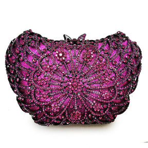Ab mulheres bolsas de noite ouro metal luxo senhora diamante bolsas bolsa cocktail garras jantar baile cristal embreagem strass
