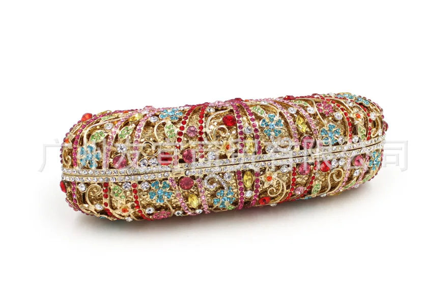 Xiyuan bolsas e bolsas femininas, bolsa de mão para noite, strass, diamantes metálicos, festa de noiva, luxo, casamento