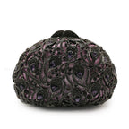 Branco claro pedra saco de noite bolsas luxo diamante garras senhora cocktail ouro metálico bolsa feminina menina banquete bolsas