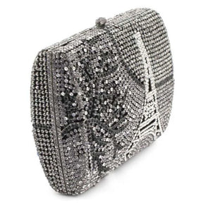 Xiyuan mulheres cristais noite sacos de embreagem festa cocktail strass minaudiere bolsas gemas dia garras casamento sacos ombro