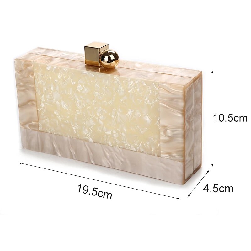 Clutch Acrilico Berenice