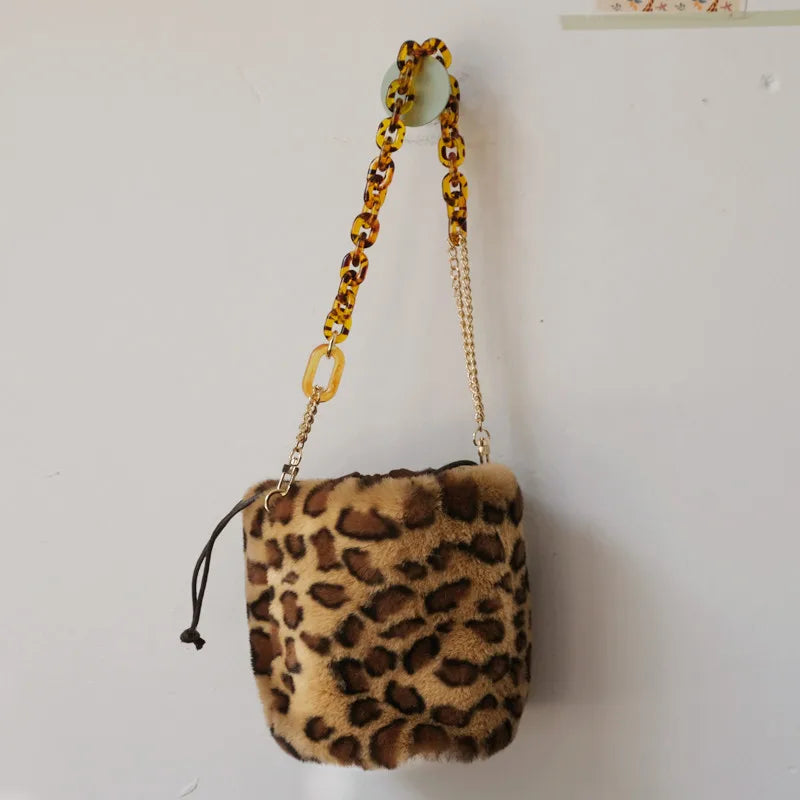 Embreagem de corrente de resina acrílica para mulheres, acessórios para bolsa, alça de ombro fofa, âmbar, luxo, nova moda