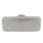 Caixa de Boutique De FGG Elegante Das Mulheres de Diamante saco Da Noite de Embreagem Minaudiere Sacos Bolsas e Bolsas Saco De Cristal De Noiva Jantar Formal