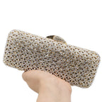 Caixa de Boutique De FGG Elegante Das Mulheres de Diamante saco Da Noite de Embreagem Minaudiere Sacos Bolsas e Bolsas Saco De Cristal De Noiva Jantar Formal