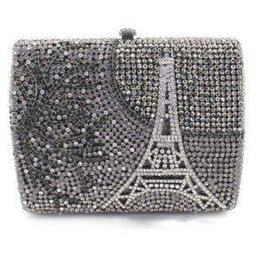 Xiyuan mulheres cristais noite sacos de embreagem festa cocktail strass minaudiere bolsas gemas dia garras casamento sacos ombro