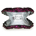 Ab mulheres bolsas de noite ouro metal luxo senhora diamante bolsas bolsa cocktail garras jantar baile cristal embreagem strass